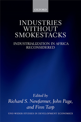 Industries Without Smokestacks OUP CORRECTED PROOF – FINAL, 1/10/2018, Spi
