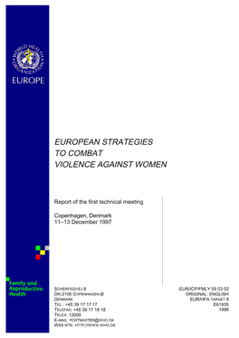 European Strategies to Combat Violence Against Women