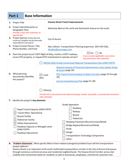 Aurora Construct/ Complete and Be Financially Responsible for the Project) 4