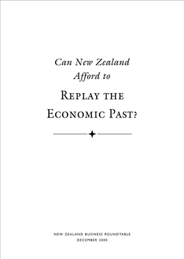 Replay the Economic Past? ª