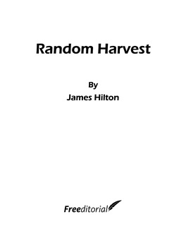 Random Harvest