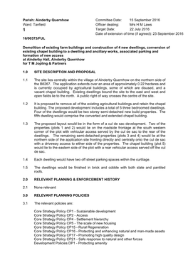 Ainderby Quernhow Committee Date