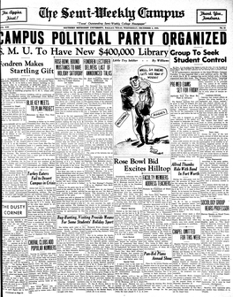 The Semi-Weekly Campus, Volume XXI, Number 21, December 4, 1935