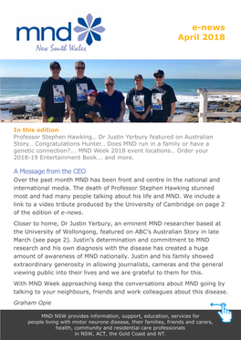 MND NSW E-News 2018 April