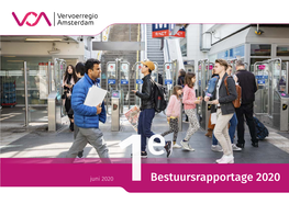 Vervoer Regio Amsterdam 1E Bestuursrapportage 2020