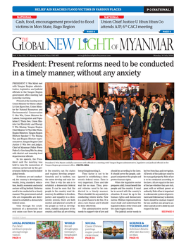 President: Present Reforms Need to Be Conducted in a Timely Manner, Without Any Anxiety