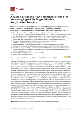 A Taxon-Specific and High-Throughput Method For