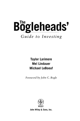 Bogleheads' Guide to Investing