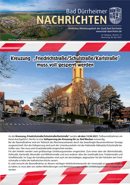 Ad Dürrheimer Nachrichten Nr. 14/2021