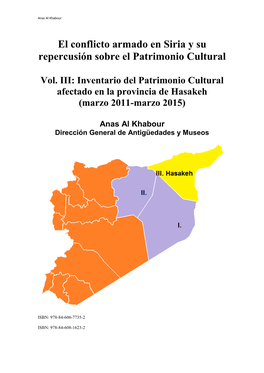 El Conflicto Armado En Siria Y Su Repercusión Sobre El Patrimonio Cultural