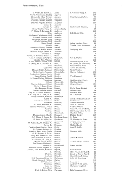 Permuted Index: Titles I