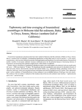 Martin, R.E., M.S. Harris * and W.D. Liddell. 1995. Taphonomy and Time