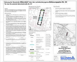 Satzung Der Gemein~De Albersdorf Über Den Vorhabenbezogenen Bebauungsplan Nr