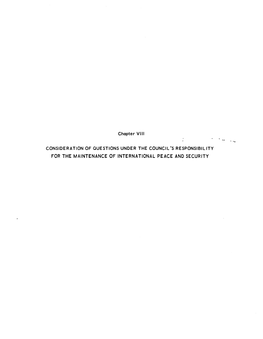 Chapter VIII . 0-0 -. B CONSIDERATION of QUESTIONS