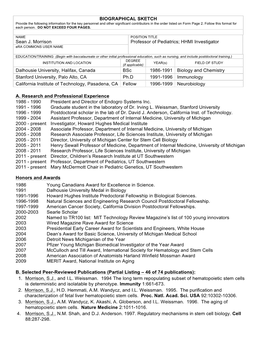 Morrison NIH Biosketch Sep2011