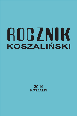 Rocznik Koszaliński Nr 42 (2014)