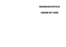 Hermann Nitsch Under My Skin