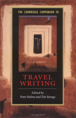 Travel Writing