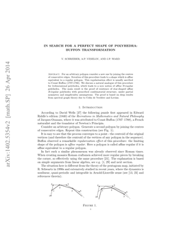 In Search for a Perfect Shape of Polyhedra: Buffon Transformation