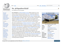 No. 38 Squadron RAAF