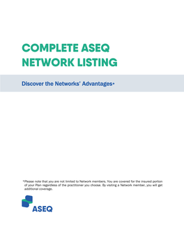 Complete Aseq Network Listing