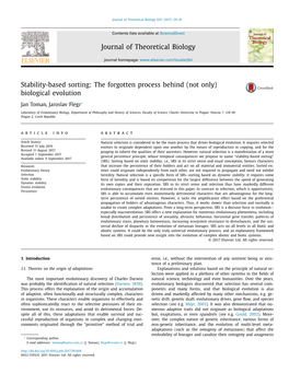 Stability-Based Sorting: the Forgotten Process Behind (Not Only) Biological Evolution