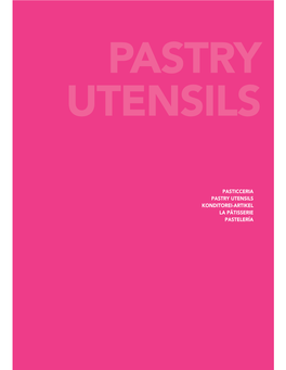 Paderno 2018-2019 Catalogue-Pastry Utensils