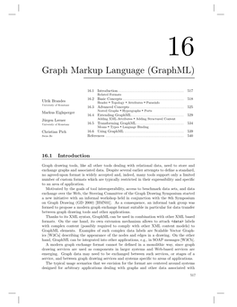 Graph Markup Language (Graphml)