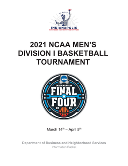 2021 Ncaa Men's Division I Basketball Tournament