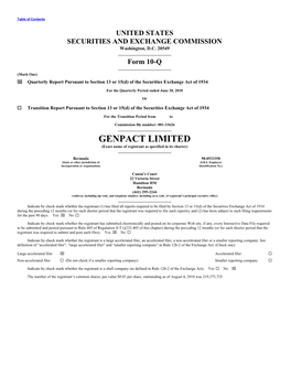 GENPACT LIMITED (Exact Name of Registrant As Specified in Its Charter)