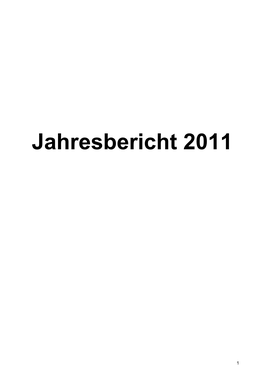 Jahresbericht 2011