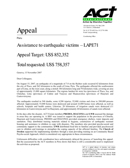 Appeal E-Mail: Act@Act-Intl.Org