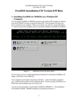 (Or MS-DOS) on a Windows XP Computer