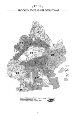 Brooklyn State Senate District Map