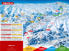 Zillertal Valley Piste Map 2019-20