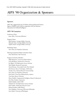 AIPS 1998 Proceedings