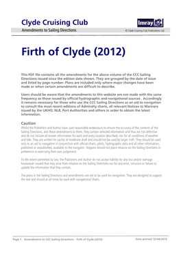 Firth of Clyde (2012)