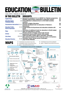 Education Bulletin 1 Updated