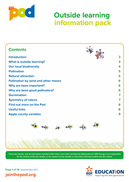 Outside Learning Information Pack