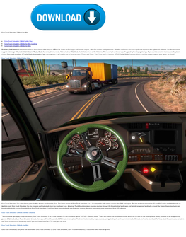 Euro Truck Simulator 2 Mods for Mac • Euro Truck Simulator 2 Mod
