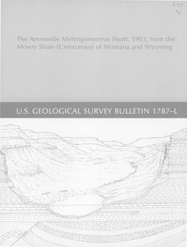 The Ammonite Metengonoceras Hyatt, L903, from the Mowry Shale (Cretaceous) of Montana and Wyoming