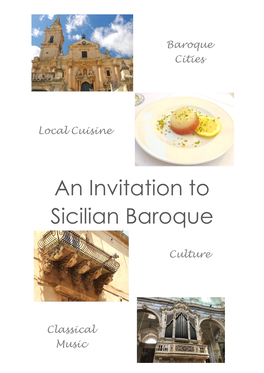 An Invitation to Sicilian Baroque