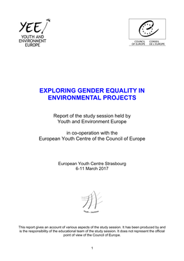 Exploring Gender Equality in Environmental Projects