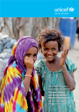 The United Kingdom Committee for UNICEF Trustees' Report And