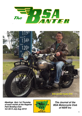 BSA NSW Banter V36 #4 Aug 2016