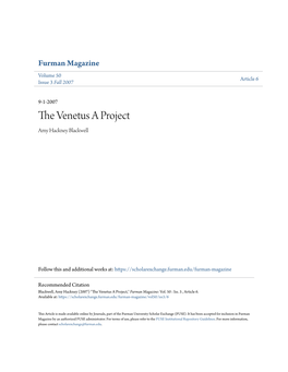 The Venetus a Project