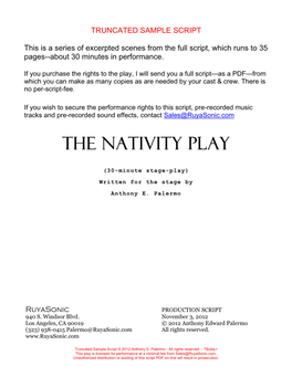 The Nativity Play