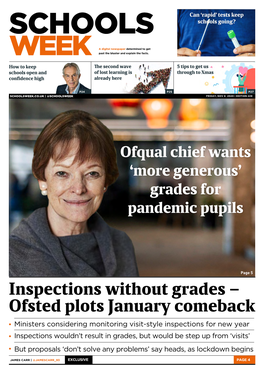 Inspections Without Grades – Ofsted Plots January Comeback