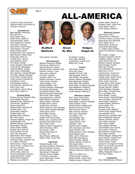 All-America Checklist (.Pdf)