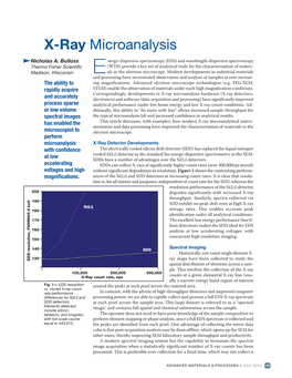 X-Ray Microanalysis